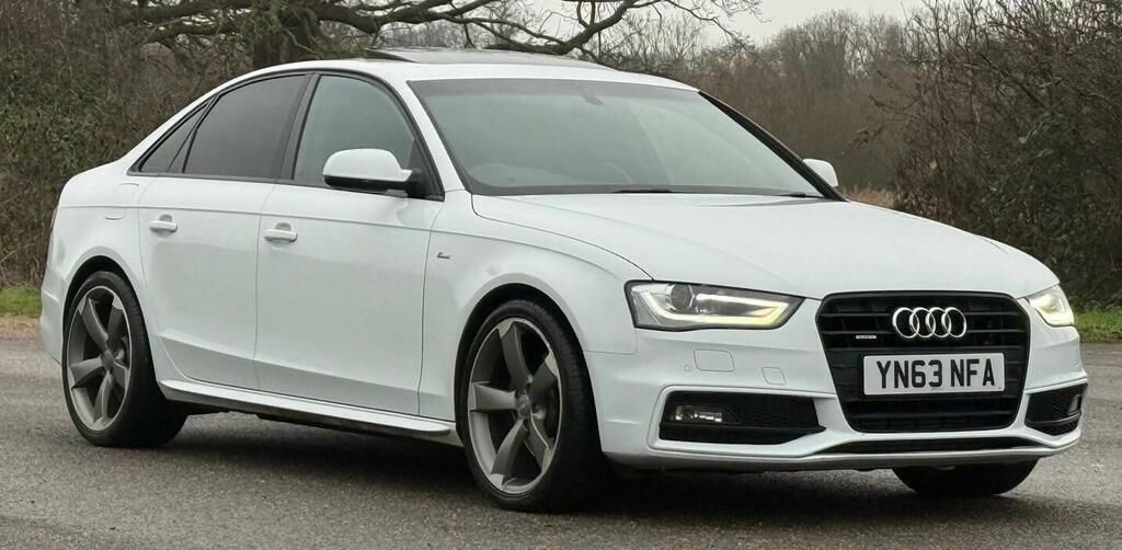 Audi A4 Saloon 2.0 Tdi Black Edition Quattro Euro 5 Ss Grey #7