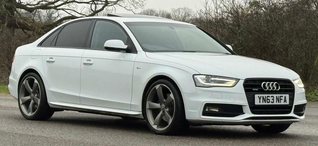 Audi A4 Black Edition White #5