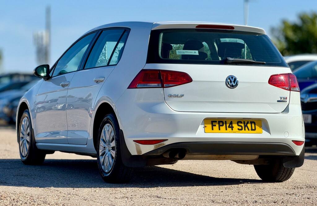 Volkswagen Golf S White #4