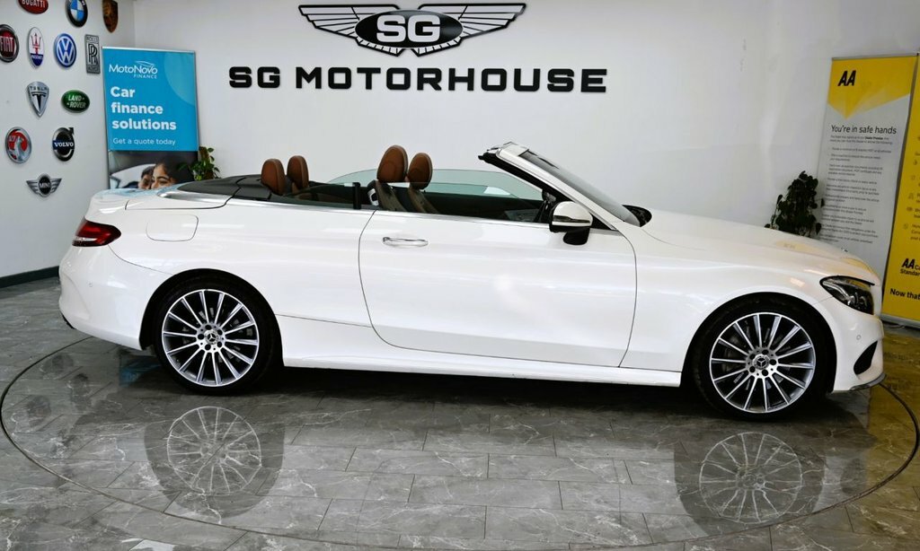Mercedes-Benz C Class 2L Amg Line VF17JVJ White #6