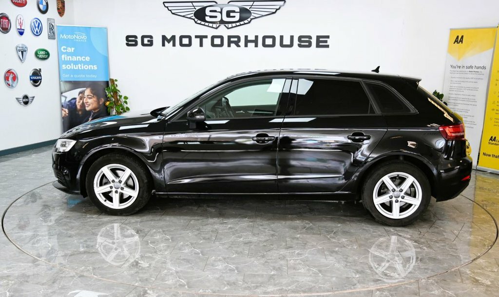 Audi A3 1.6 Tdi 30 S Line Sportback S Tronic Euro 6 Ss Black #8