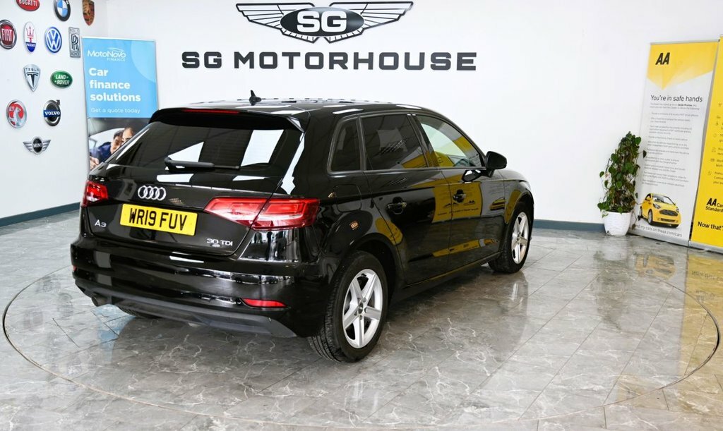Audi A3 1.6 Tdi 30 S Line Sportback S Tronic Euro 6 Ss Black #10