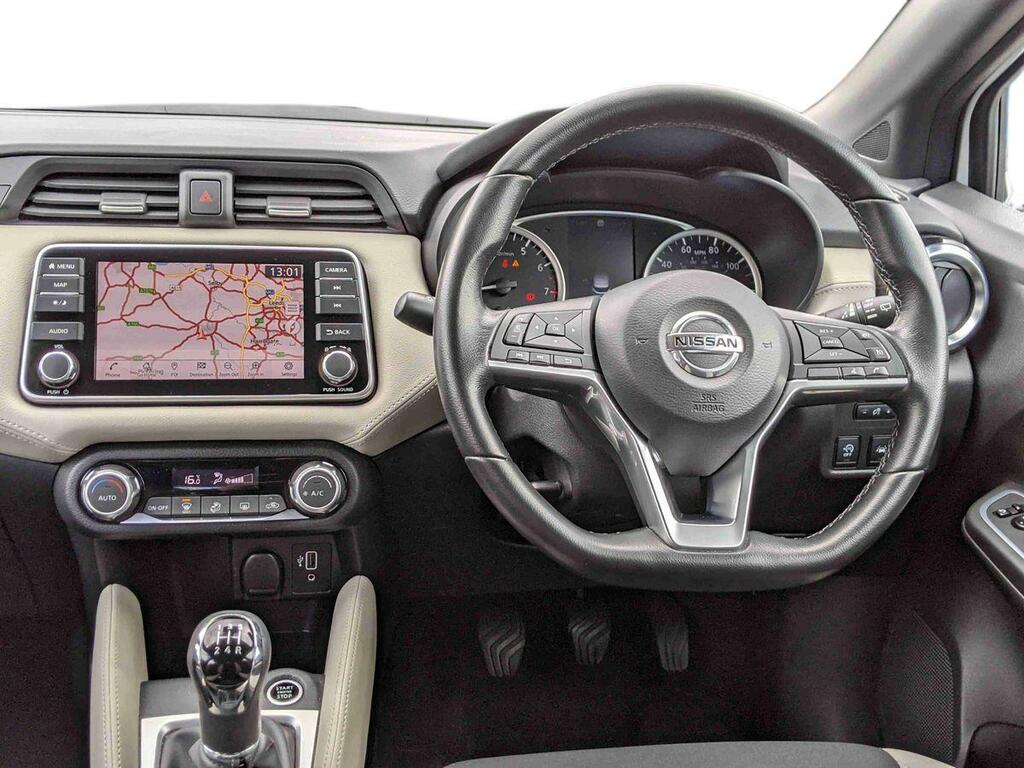 Nissan Micra Acenta White #12