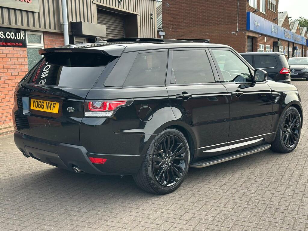 Land Rover Range Rover Sport 3.0 Sd V6 Hse Dynamic 4Wd Euro 6 Ss 2 YO66NYF Black #5