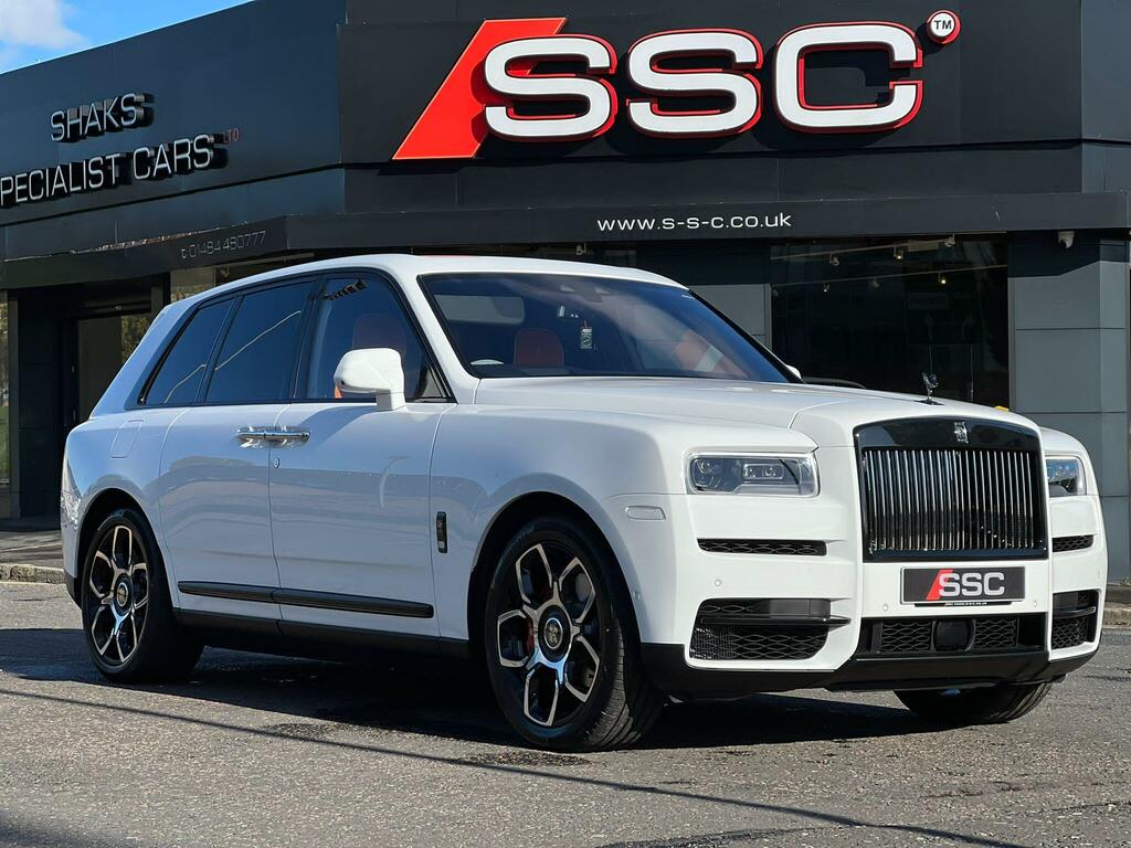 Rolls-Royce Cullinan Black Badge White #4