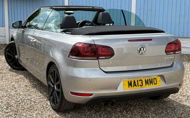 Volkswagen Golf 2013 2.0 Tdi Bluemotion Tech Gt Cabriolet Dies Silver #2
