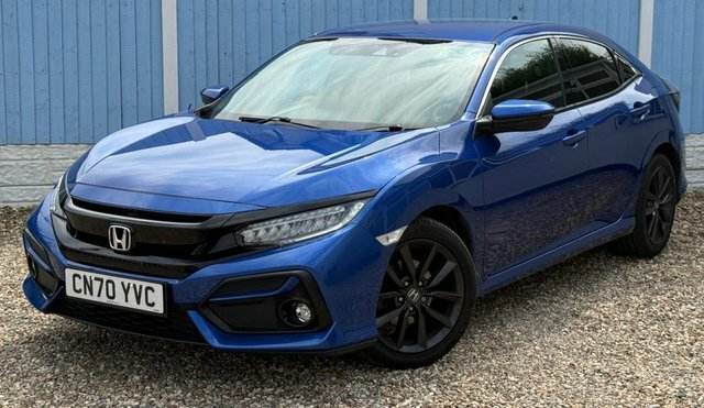Honda Civic 2020 1.0 Vtec Turbo Sr Hatchback Blue