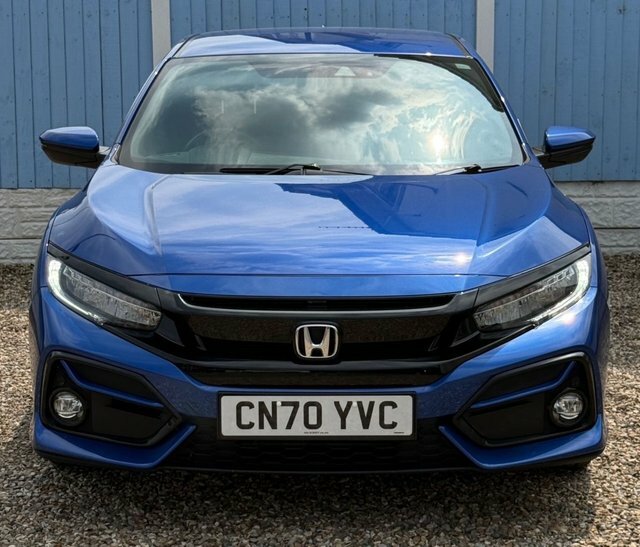 Honda Civic 2020 1.0 Vtec Turbo Sr Hatchback Blue #4