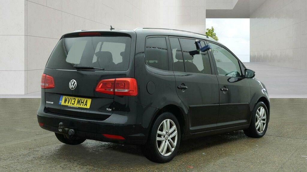 Volkswagen Touran 1.6 Tdi Se Euro 5 Black #5