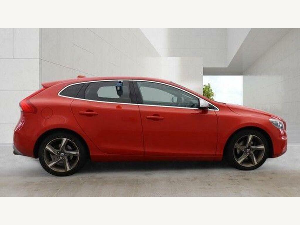Volvo V40 1.6 D2 R-design Lux Nav Powershift Euro 5 S S Red #4