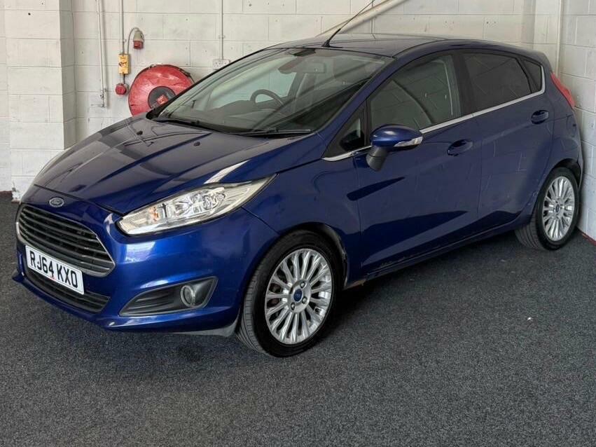 Ford Fiesta 1.5 Tdci Titanium Euro 5 RJ64KXO Blue #3