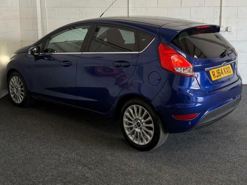 Ford Fiesta 1.5 Tdci Titanium Euro 5 RJ64KXO Blue #4
