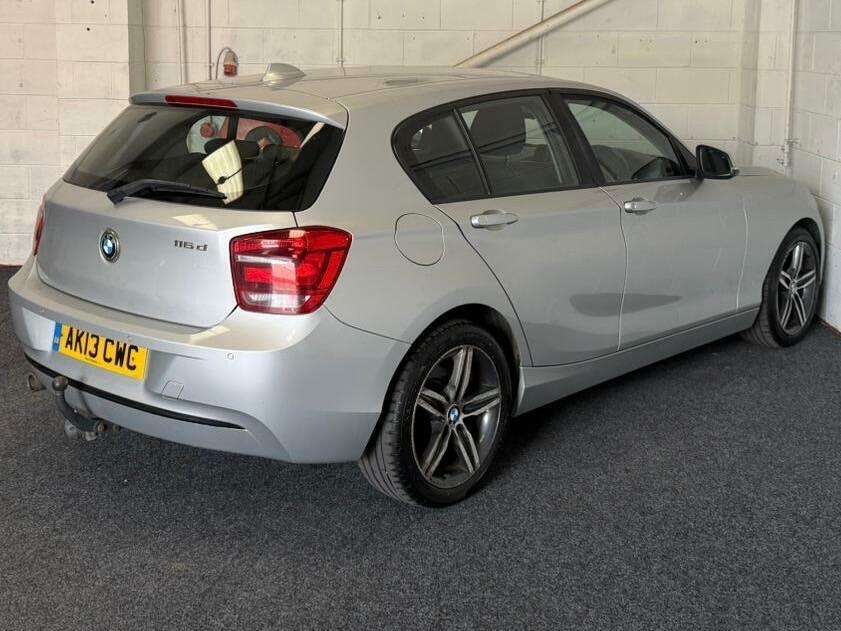 BMW 1 Series 2.0 116D Sport Euro 5 Ss AK13CWC Silver #6