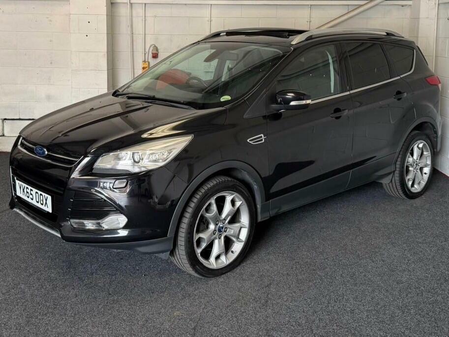 Ford Kuga 2.0 Tdci Titanium X Sport Awd Euro 6 Ss YK65OOX Black #3