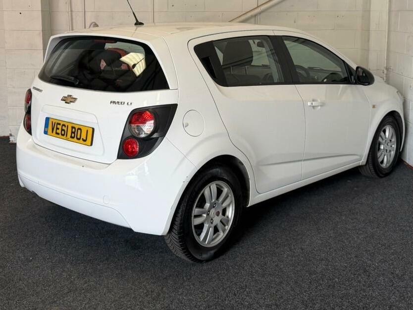 Chevrolet Aveo 1.2 Lt Euro 5 White #6