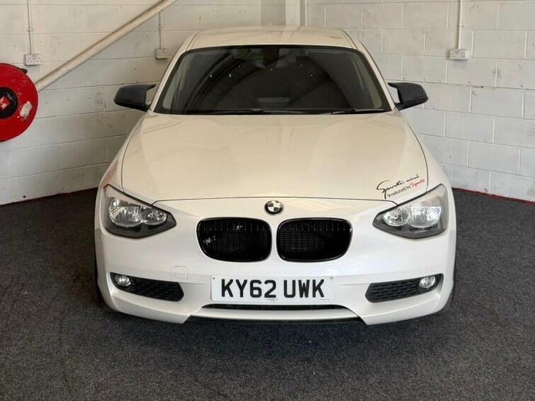 BMW 1 Series Efficientdynamics White #2