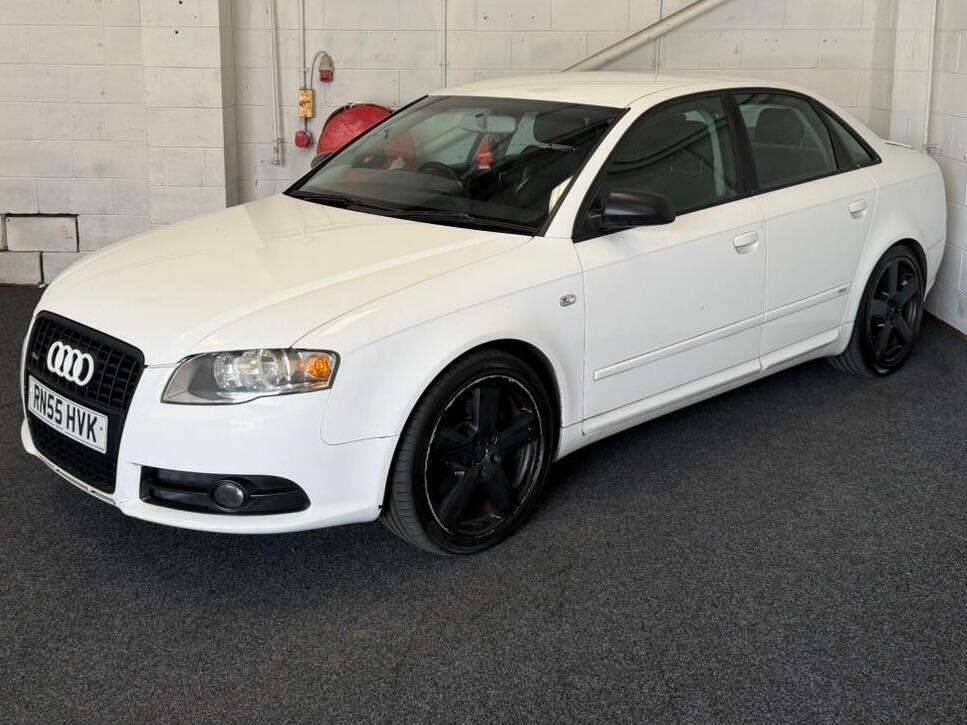 Audi A4 1.8T S Line White #3