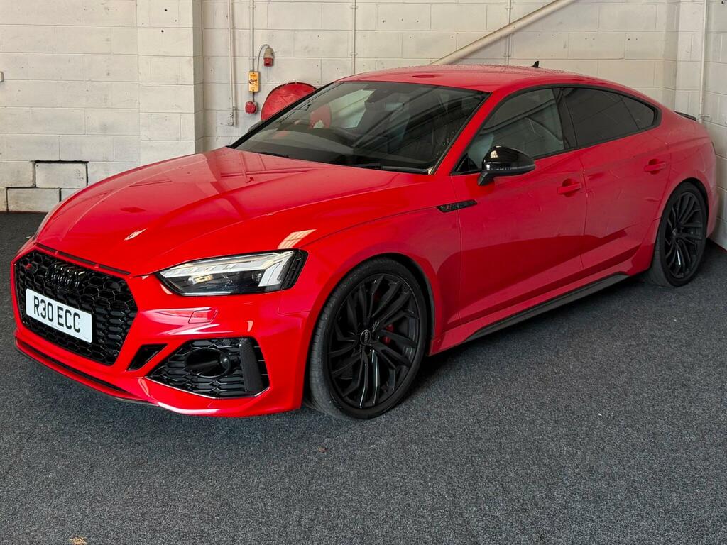Audi RS5 Carbon Black Red #3