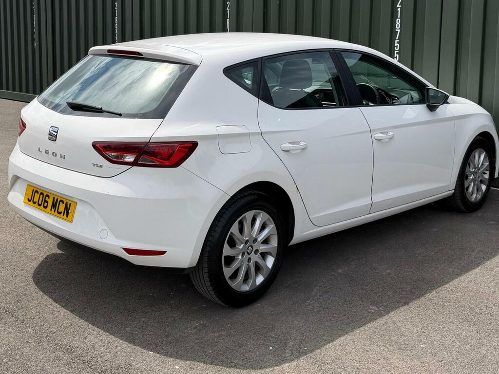 Seat Leon 1.6 Tdi Se Euro 6 Ss JC06MCN White #6