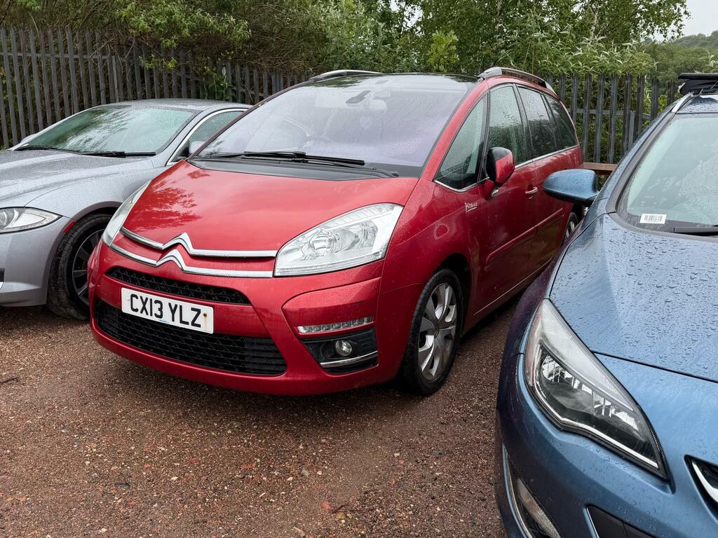 Citroen Grand C4 Picasso 1.6 Hdi Platinum Euro 5 Red #2