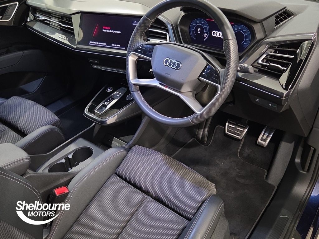 Audi Q4 E Tron Q4 E-tron 50 S Line Suv Quattro AMZ8969 Blue #4