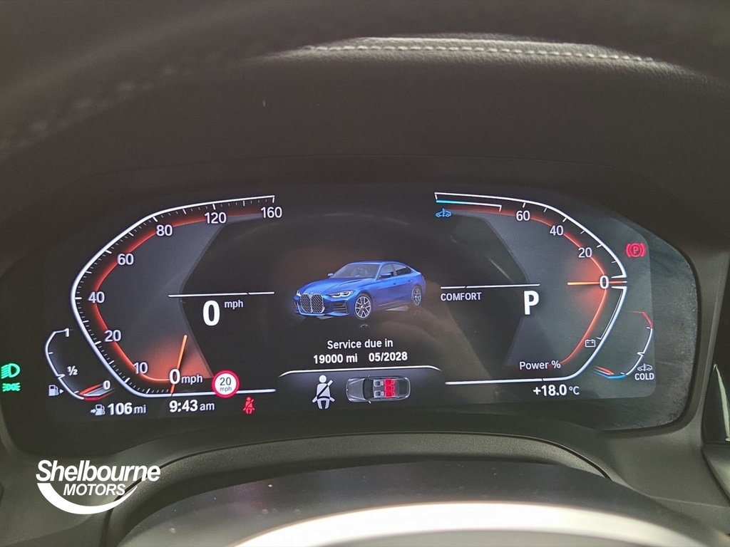 BMW 4 Series Gran Coupe 4 Series Gran Coupe 2.0 420I M Sport Hatchback SH71VXT Blue #6