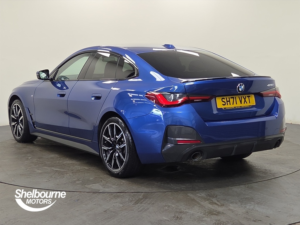 BMW 4 Series Gran Coupe 4 Series Gran Coupe 2.0 420I M Sport Hatchback SH71VXT Blue #2