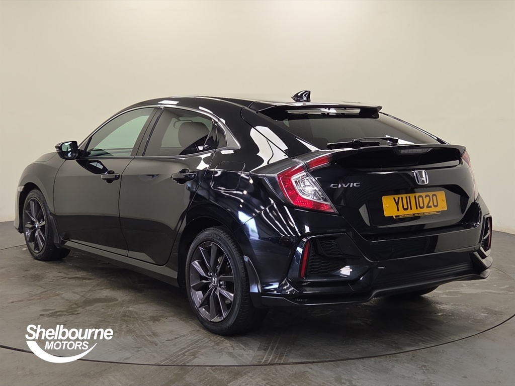 Honda Civic Civic 1.0 Vtec Turbo Sr Hatchback Cvt E Black #2