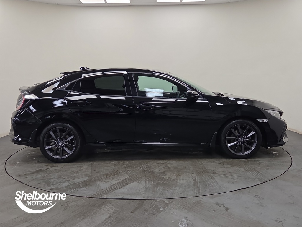 Honda Civic Civic 1.0 Vtec Turbo Sr Hatchback Cvt E Black #3