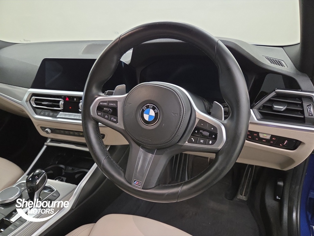 BMW 3 Series 3 Series 2.0 330E 12Kwh M Sport Saloon YD69DMA Blue #4
