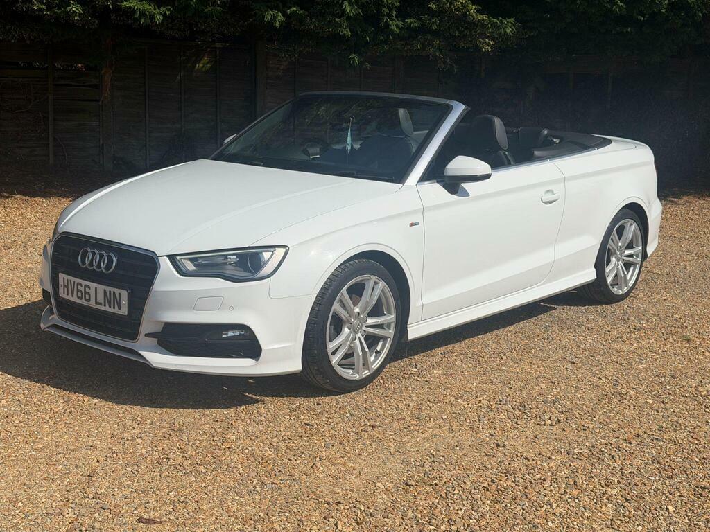 Audi A3 Cabriolet 1.4 Tfsi Cod S Line Euro 6 S S White #3