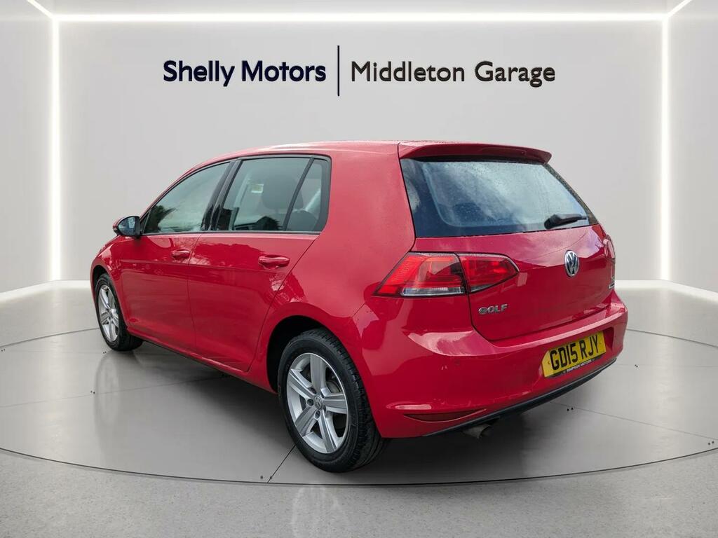 Volkswagen Golf 1.6 Tdi 105 Match Dsg Red #6