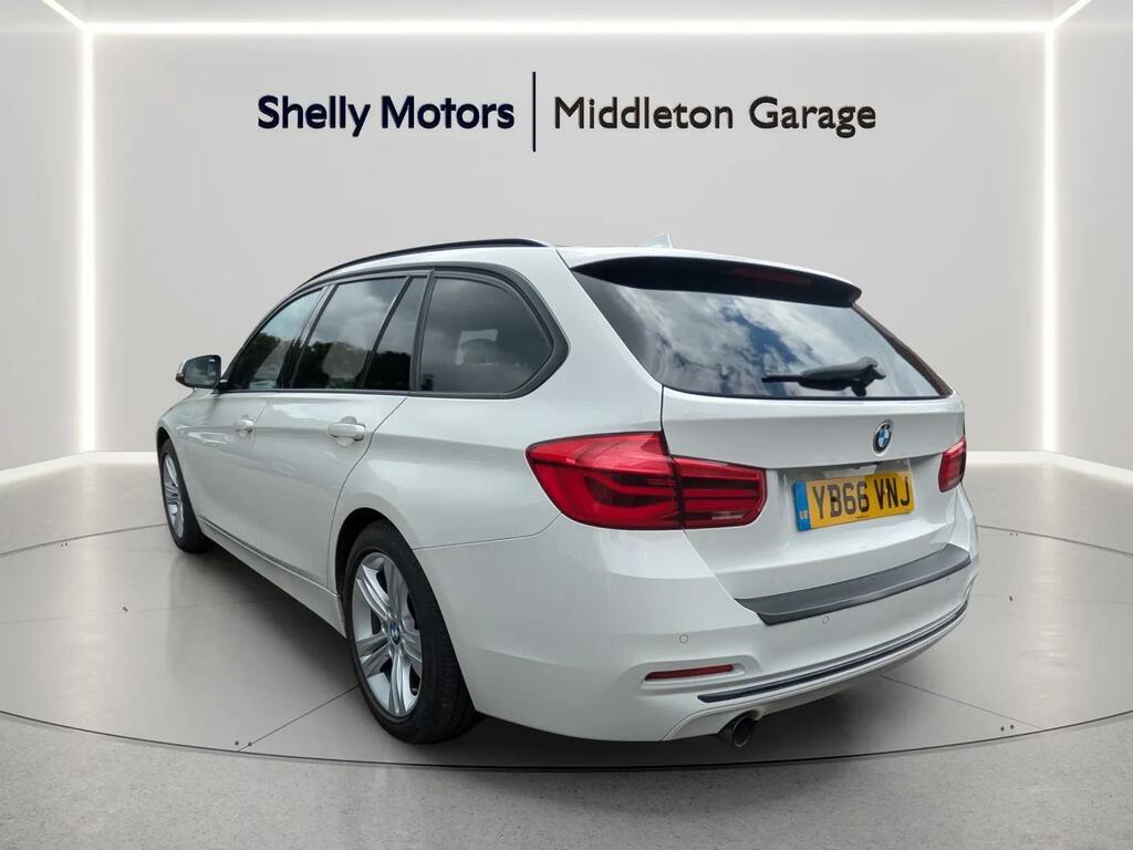 BMW 3 Series 316D Sport Step YB66VNJ White #4