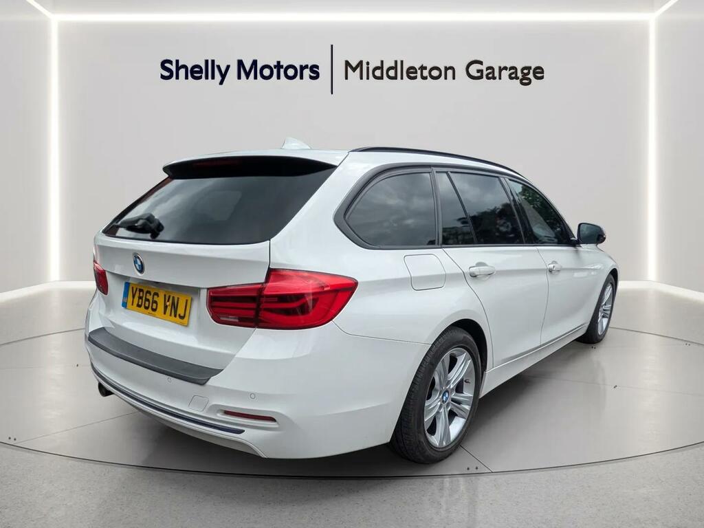 BMW 3 Series 316D Sport Step YB66VNJ White #6