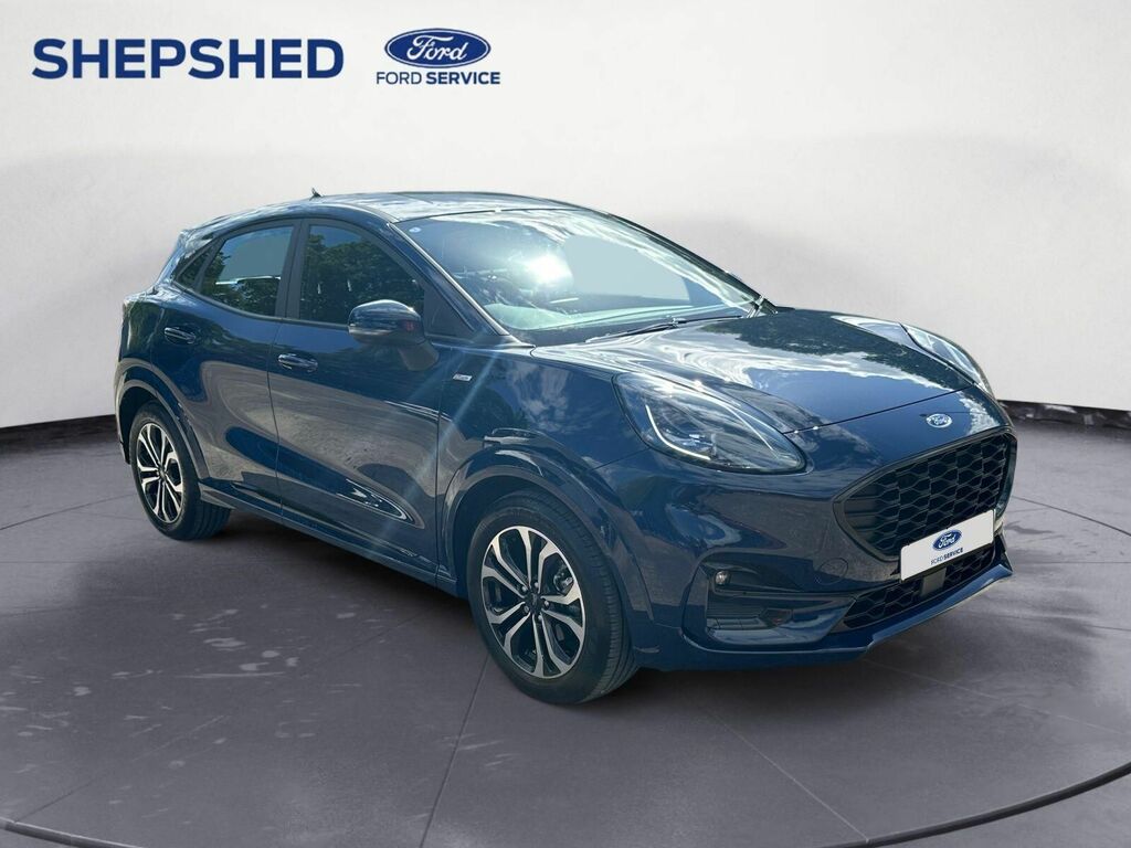 Ford Puma 1.0T Ecoboost Mhev St-line Dct Euro 6 Ss Blue