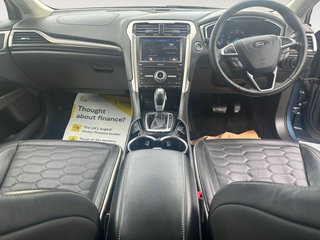 Ford Mondeo 2.0 Tivct Vignale Cvt Euro 6 Ss YT22YPN Blue #4
