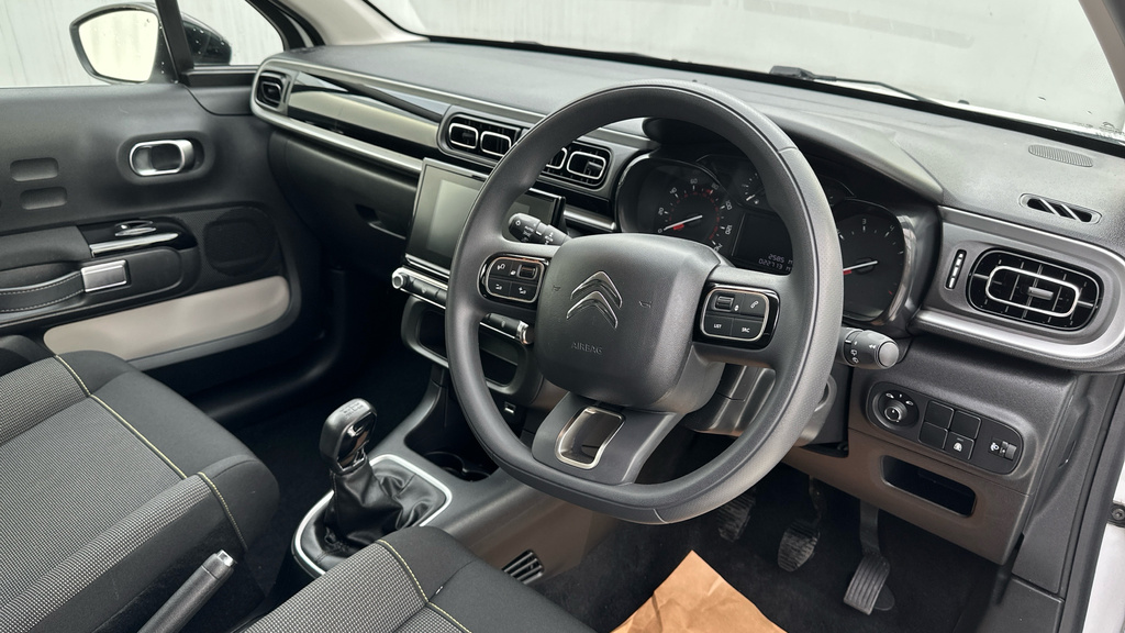 Citroen C3 1.2 Puretech Plus Hatchback Euro VN74GWA White #2