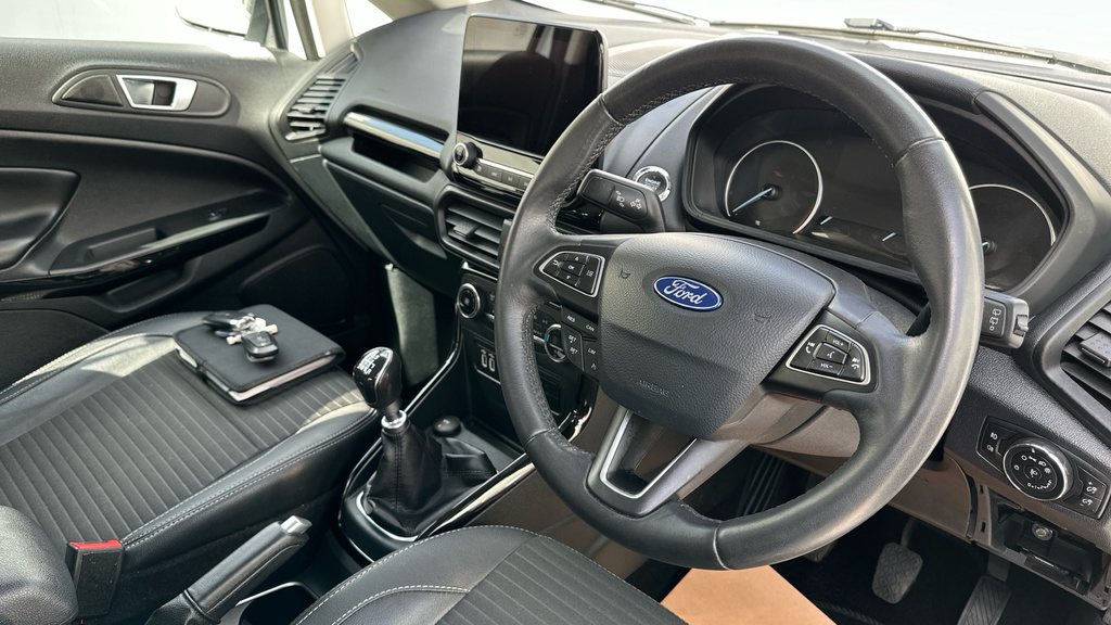 Ford Ecosport 1.0T Ecoboost Gpf Titanium Suv E RGZ3702 White #2