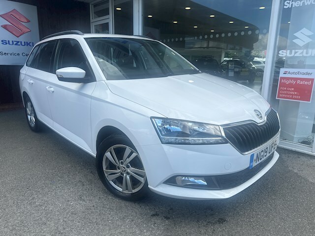 Skoda Fabia 1.0 Se Estate Euro 6 Ss 75 P White