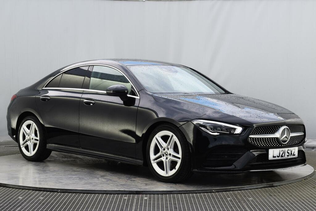 Mercedes-Benz CLA Class 1.3 Cla180 Amg Line Premium Plus 2 Coupe Pet LJ21SXZ Black