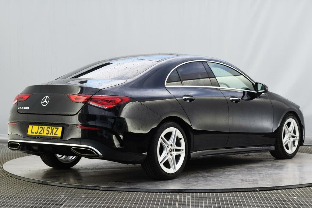 Mercedes-Benz CLA Class 1.3 Cla180 Amg Line Premium Plus 2 Coupe Pet LJ21SXZ Black #6