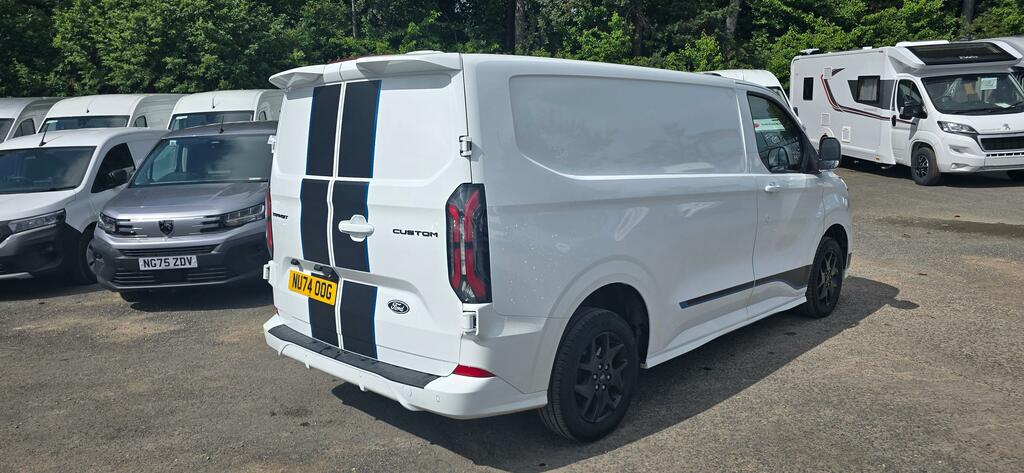 Ford Transit Custom 2.0 300 Ecoblue Sport Panel Van White #5