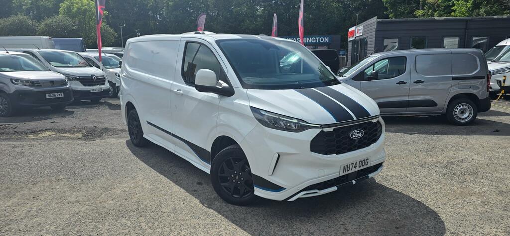 Ford Transit Custom 2.0 300 Ecoblue Sport Panel Van White