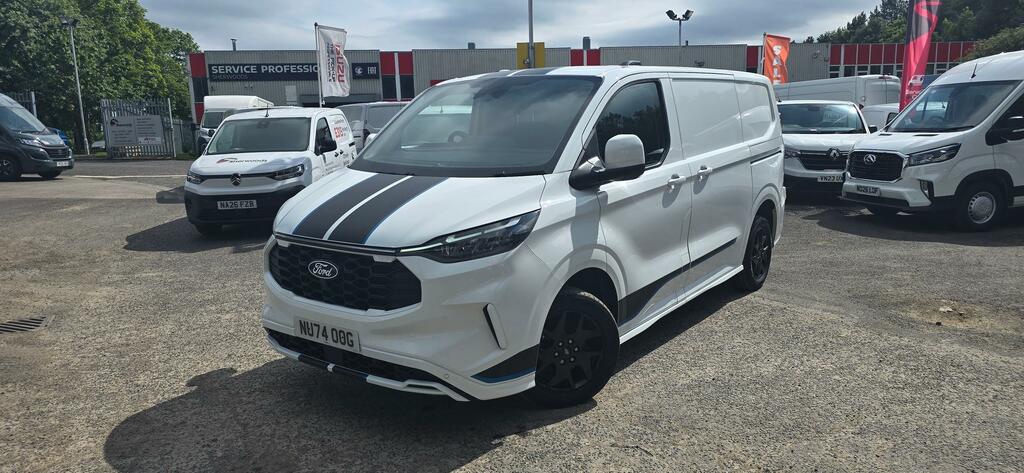 Ford Transit Custom 2.0 300 Ecoblue Sport Panel Van White #3