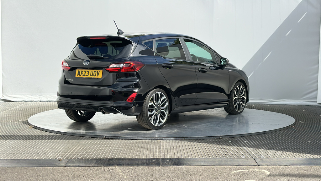 Ford Fiesta 1.0T Ecoboost St-line X Hatchback Manua MX23UOV Black #6