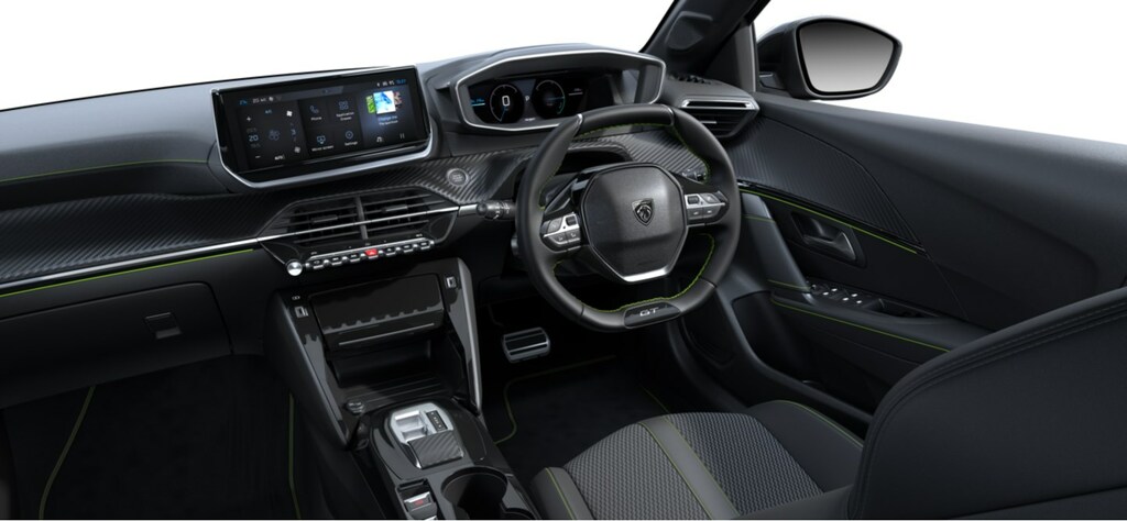 Peugeot e-208 50Kwh Gt Hatchback 7.4Kw Charge Black #4