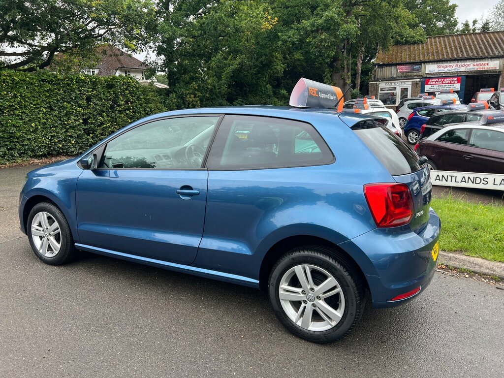 Volkswagen Polo 1.0 Match Edition Hatchback Euro AD17AWX Blue #3