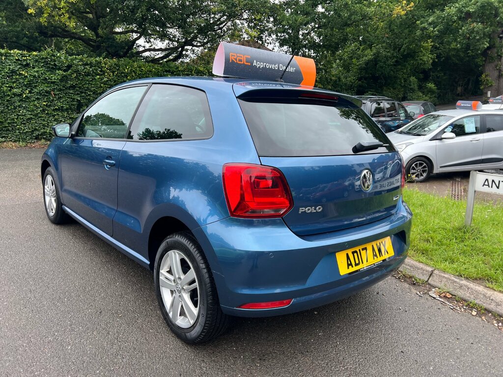 Volkswagen Polo 1.0 Match Edition Hatchback Euro AD17AWX Blue #4