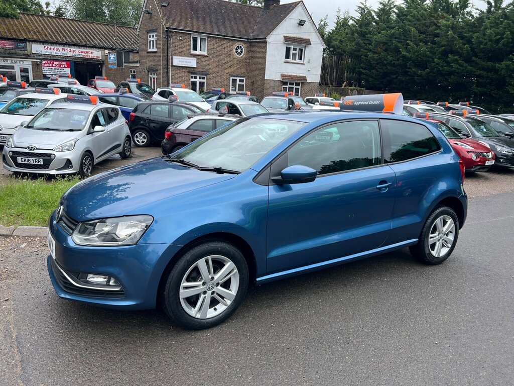 Volkswagen Polo 1.0 Match Edition Hatchback Euro Blue