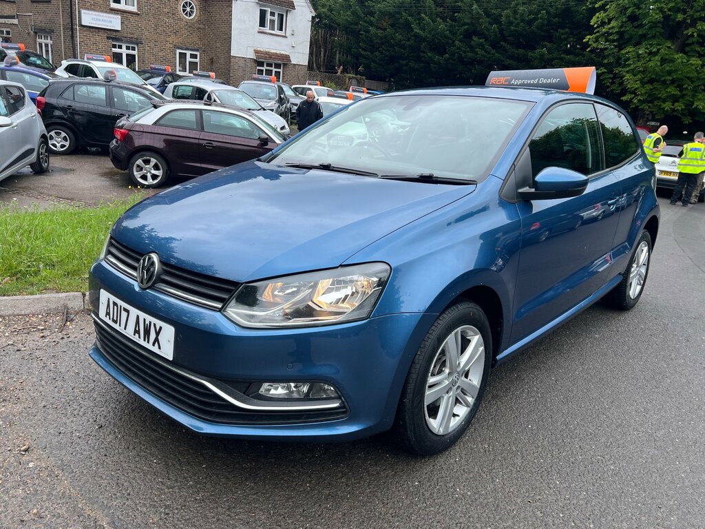 Volkswagen Polo 1.0 Match Edition Hatchback Euro AD17AWX Blue #2